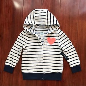 Toddler Girls Hooded Sweatshirt